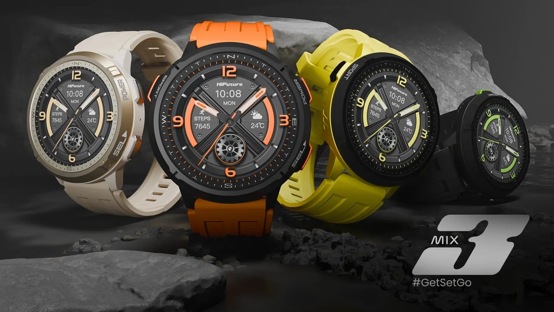 MIX 3 en Obsidian, Sandstone, Beacon et Ember